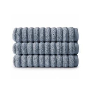 Peshqir për duar Ribbed Stripes 50x90 cm - 500 GSM