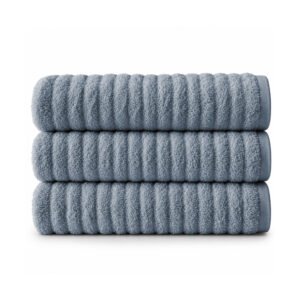 Peshqir për trup Ribbed Stripes 70x140 cm - 500 GSM